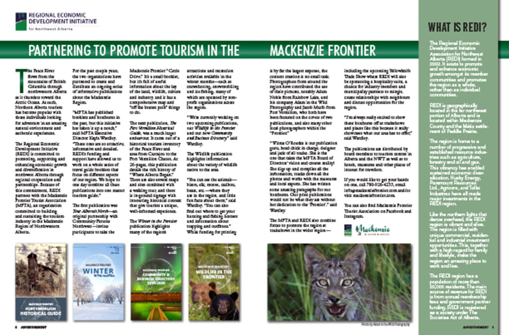 May 2019 - Partnering to Promote Tourism in the Mackenzie Frontier 