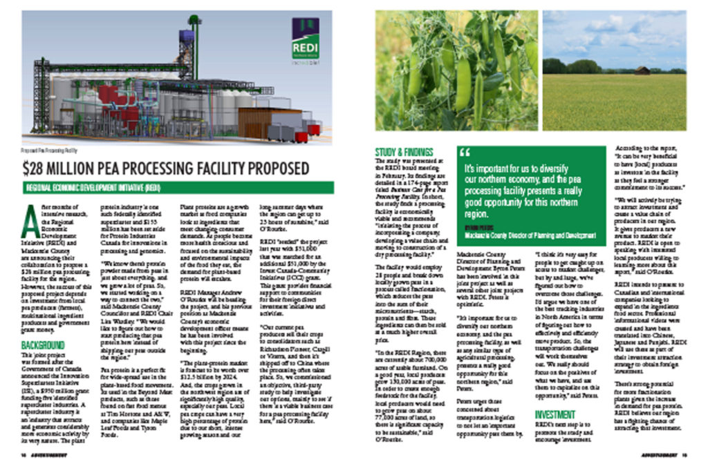 May 2020 - Pea Processing Facility